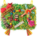 Bird Toys Parakeet Toys, Large-Sized Parrot Foraging & Shredding Cage Hanging by YIXUND