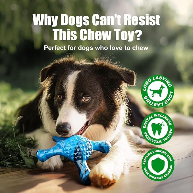 Dog Toys for Aggressive Chewers, Nylon Indestructible Toy for Medium Large Dogs - Image 2
