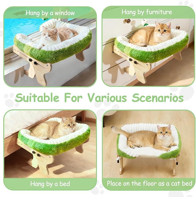 cat Window Perch for Indoor Cats Large Window Hammock - Image 5