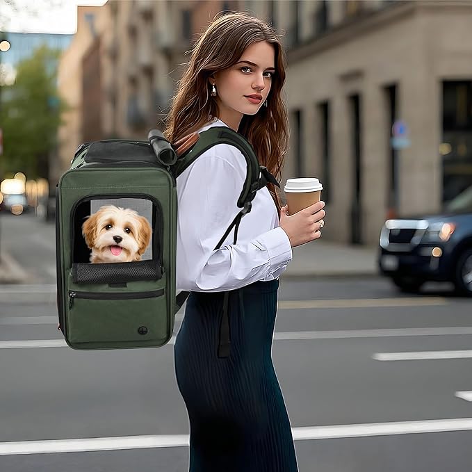 EliteField Deluxe Backpack Pet Carrier, Travel Soft-Sided Carrier Bag by EliteField