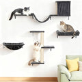 Heavy Duty Cat Wall Shelves for Indoor Cats Large Adult, 5-in-1 Wall-Mounted by Aechonow