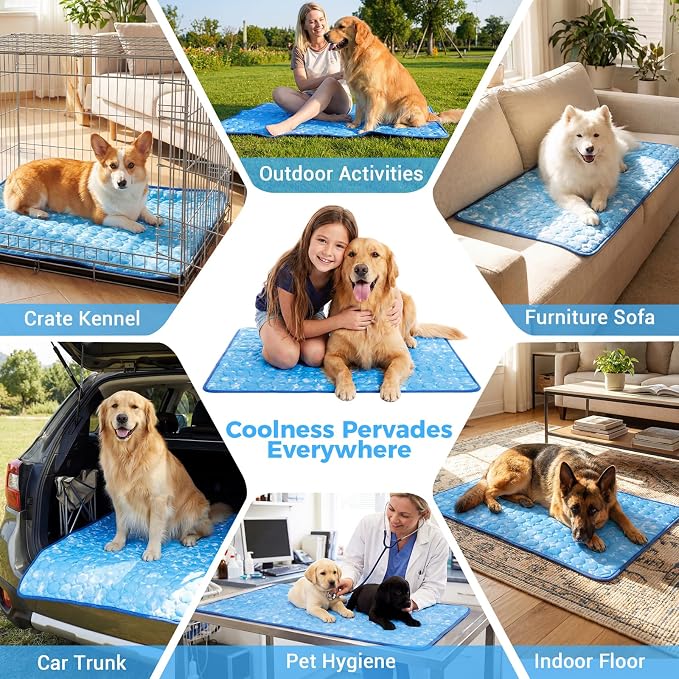Dog Cooling Mat, Arc-Chill Cooling Fiber Self-Cooling Pad - Image 6