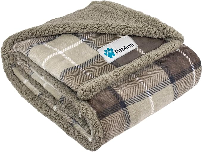 PetAmi Dog Blanket for Medium Large Dogs, Pet Bed Blanket Cat Puppy Kitten by PetAmi