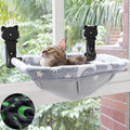 Cat Window Perch Cordless, Glow in The Dark & Stable Cat Beds- Breathable by JUNSPOW