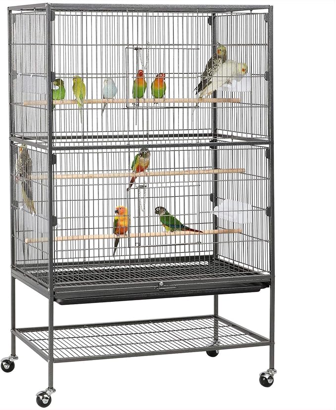 Yaheetech 52-inch Wrought Steel Standing Large Flight King Bird Cage by Yaheetech