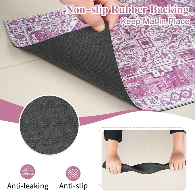famibay Dog Food Mat, Absorbent Cat Dog Mats - Image 7