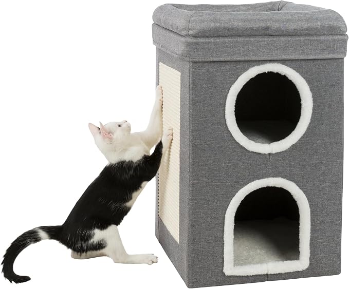 Trixie Saul Cat Condo | 2-Story Condo Tower | Scratching Surface | Foldable - Image 3
