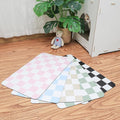 Ralxion Checkered Dog Feeding Mat, Absorbent Mats by Ralxion