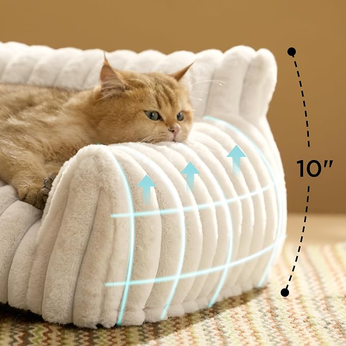 Bedsure Cute Cat Couch for Pets - Image 2