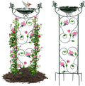 HONGLAND 36.5" Metal Bird Bath by HONGLAND