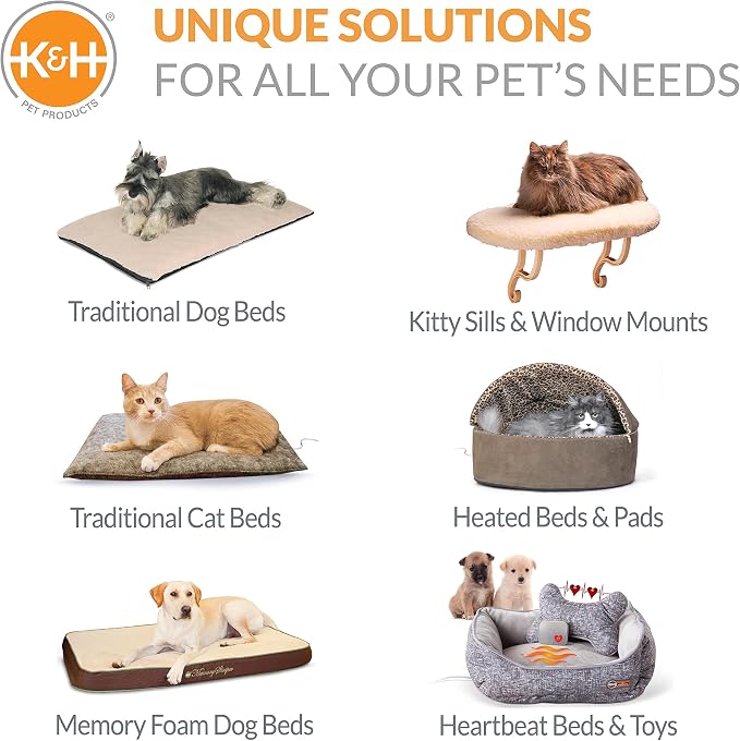 K&H Pet Products Bolster Kitty Sill Cat Window Perch Bed - Image 9