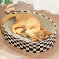 Cat Scratcher Cardboard, 2 in 1 Oval Cat Scratch Pad Bowl by Conlun