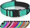 Joytale Reflective Dog Collar, Soft Neoprene Padded, Metal D-Ring, Nylon Pet by Joytale