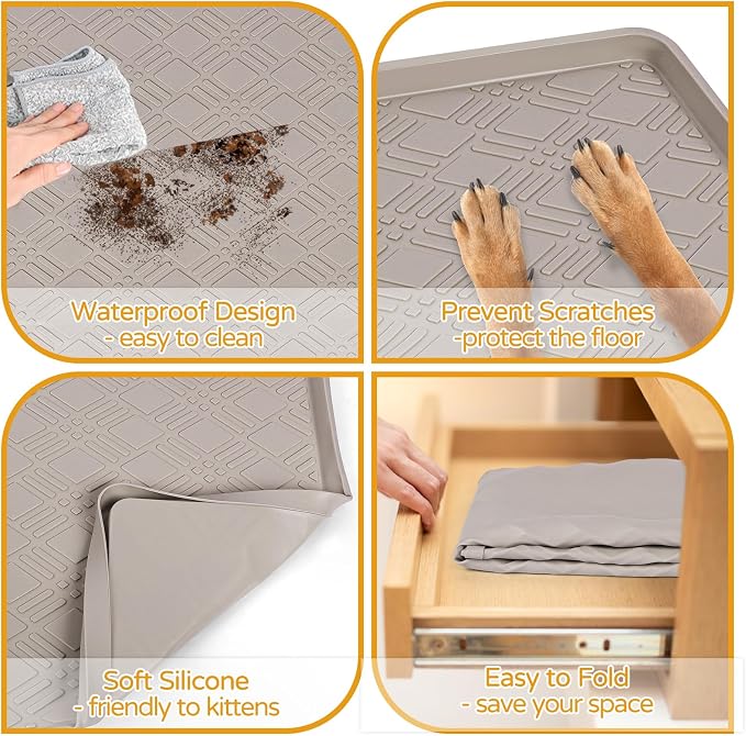 Lanstics Dog Food Mat, Floor Protection - Image 3
