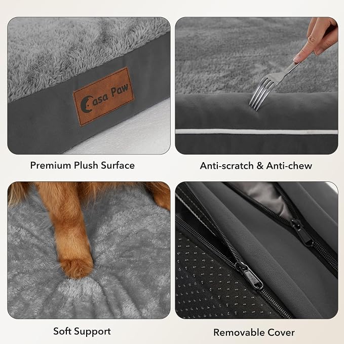 Orthopedic XXL Dog Beds, Waterproof Egg Crate Foam Big Pet Bed - Image 6