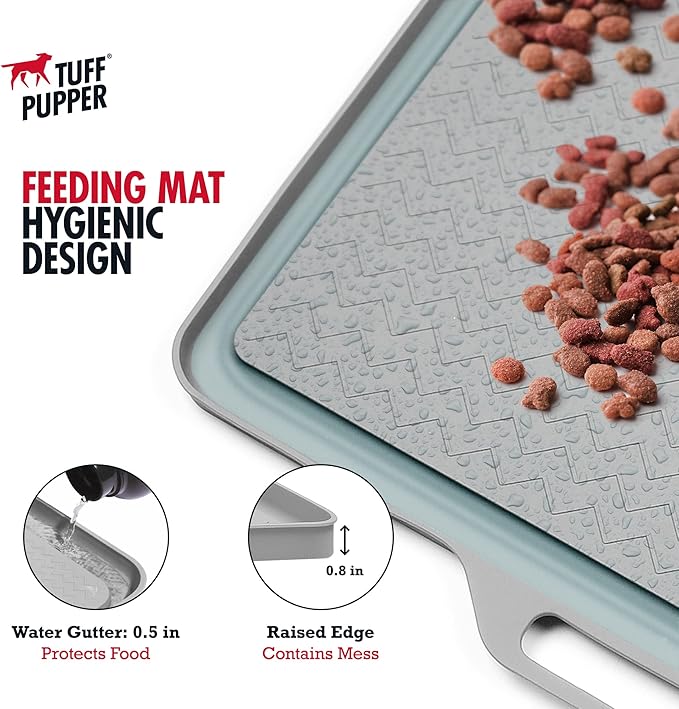 Tuff Pupper 22x16 Medium Dog Feeding Mat - Image 5