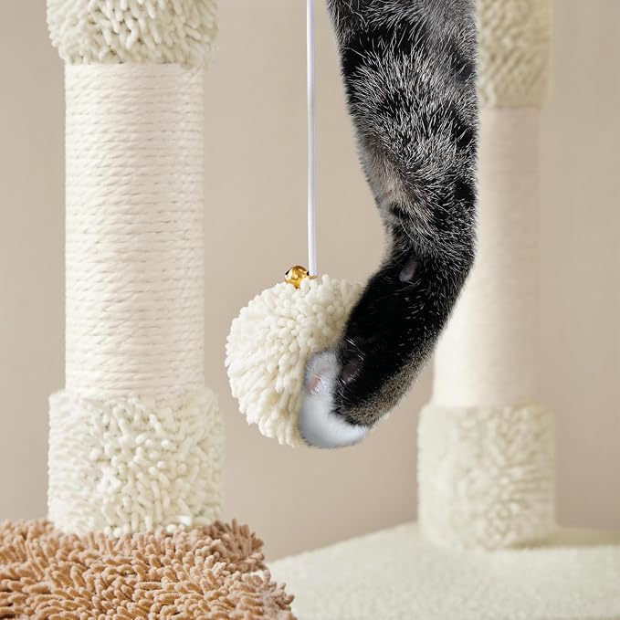 Yaheetech Cactus Cat Tree, 42in Cat Tower - Image 8