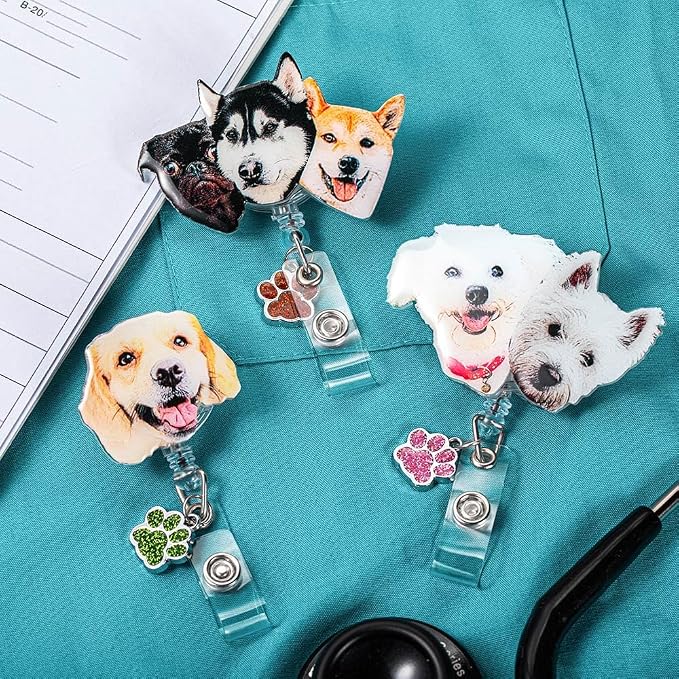 callie Personalized Pet Badge Reel - Image 4