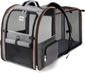 Lekebobor Cat Carrier Backpack, Expandable Pet Carrier by LEKEBOBOR
