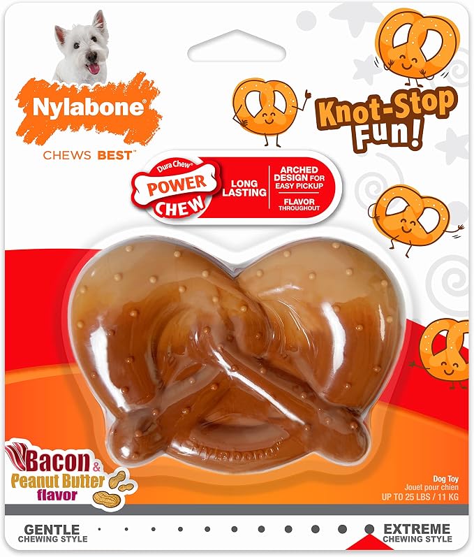 Nylabone Pretzel Power Chew Toy - Image 11
