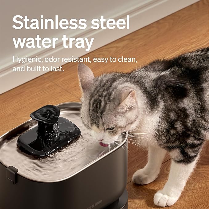 PETLIBRO Cat Water Fountain, Cordless Pet Water Fountain Battery Operated - Image 4