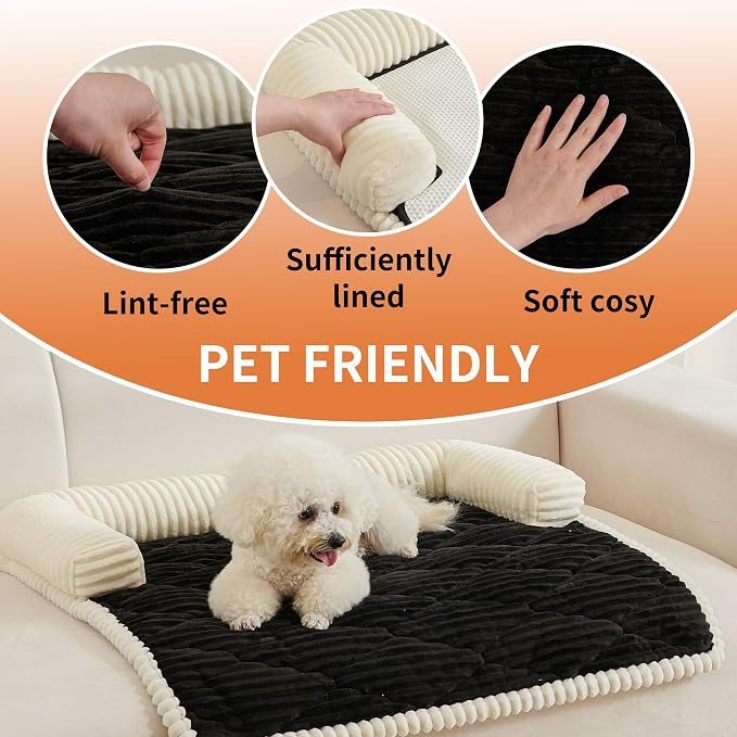 HAOMAIJIA Dog Couch Bed for Medium Dogs, Non Slip Pet Couch Covers for Sofa - Image 5