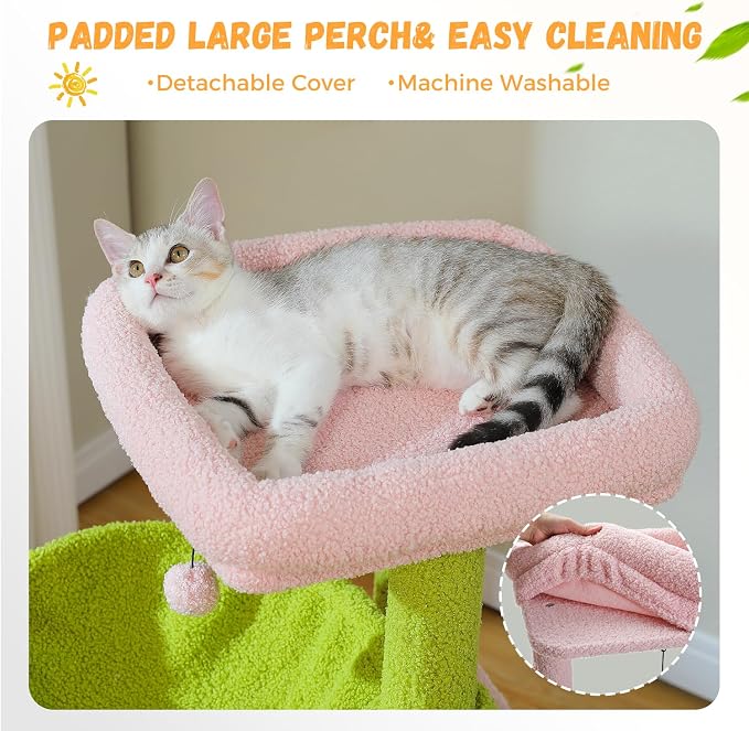 PAWZ Road Large Cat Tree, 41 Inches Multi-Level Cat Tower - Image 7