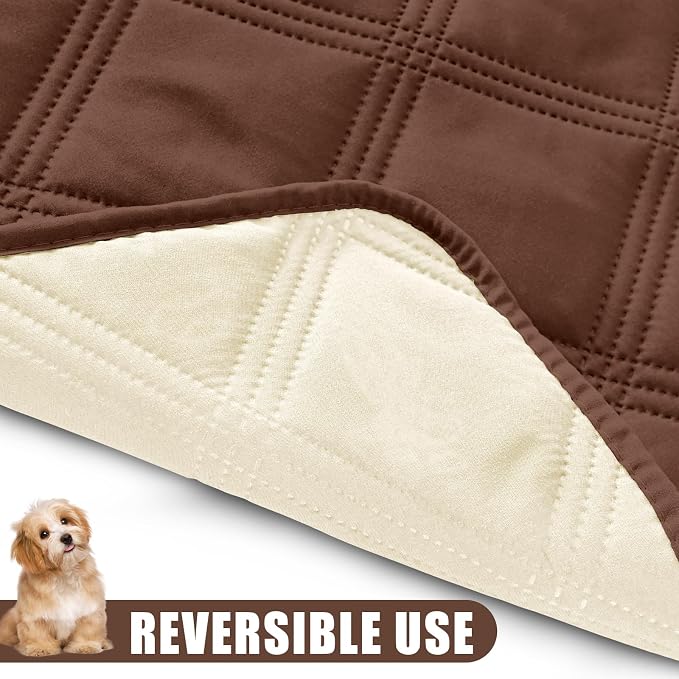 Smiry Waterproof Dog Bed Cover Blanket 30x53, Soft Reversible Pet Blanket - Image 3