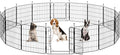 Yaheetech Expandable Dog Playpen, 16 Panel 24 inch Puppy Playpen by Yaheetech