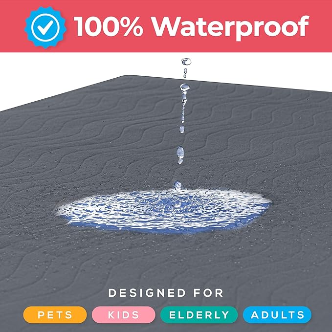 Utopia Bedding Washable Underpads 34" x 52", Waterproof Reusable Heavy - Image 6
