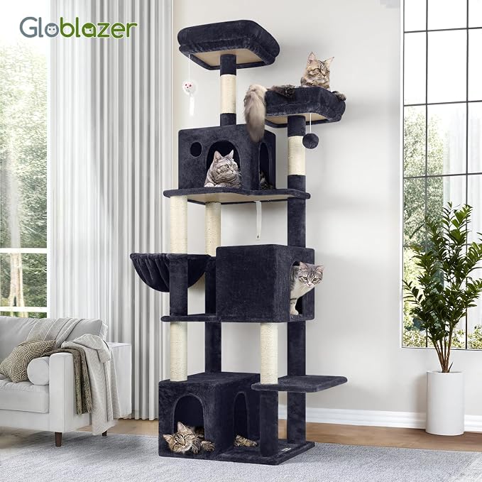 Globlazer Cat Tree Tall, 71 inches Cat Tower - Image 7