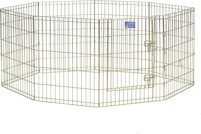 MidWest Homes for Pets Folding Metal Puppy / Dog Exercise Pen, Indoor/Outdoor - Image 2