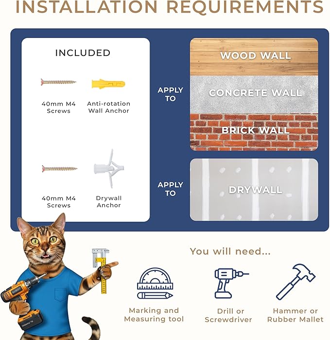 Space-Saving Cat Wall Shelves – Interactive Cat Wall Climber - Image 5