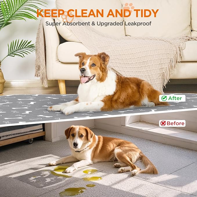 Washable Pee Pads for Dogs, Extra Large 2 Pack 36”x72” Dog Pee Pads Washable - Image 5