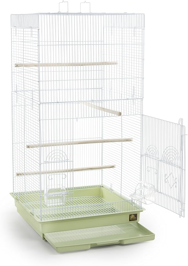 Prevue Pet Products SPECONO1818H-SG Tall Tiel Cage, Sage Green - Image 4