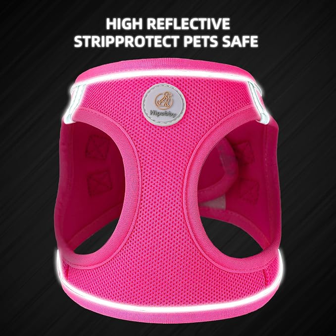 Hipubby Dog Harness and Leash Set, No Pull Soft Mesh Puppy Harness - Image 5
