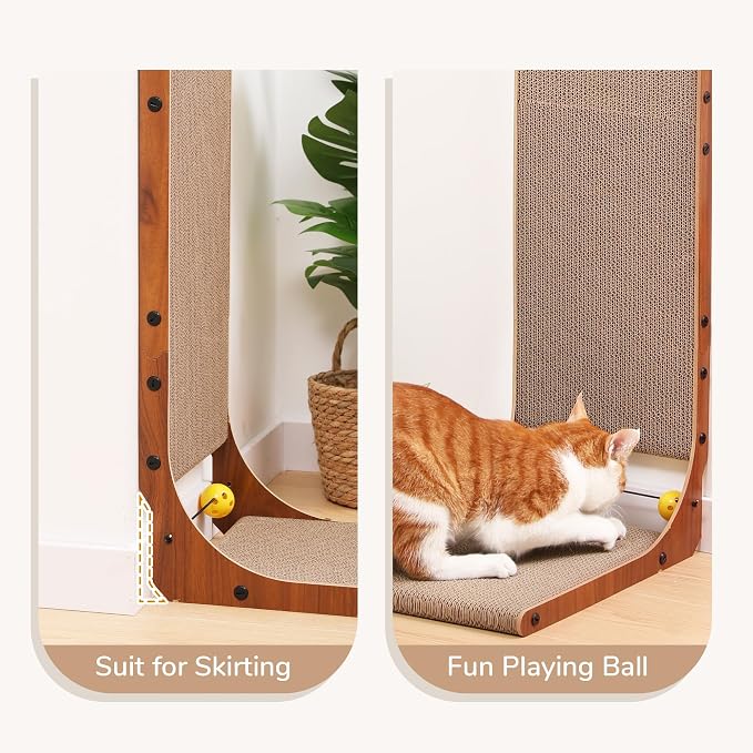 FUKUMARU Cat Scratcher, 26.8 Inch Cat Scratch Pad - Image 4