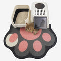 Cute Cat Litter Mat 35”x24”, Litter Box Mat, Litter Trapping Mat, Soft on Kitty by Rarenut