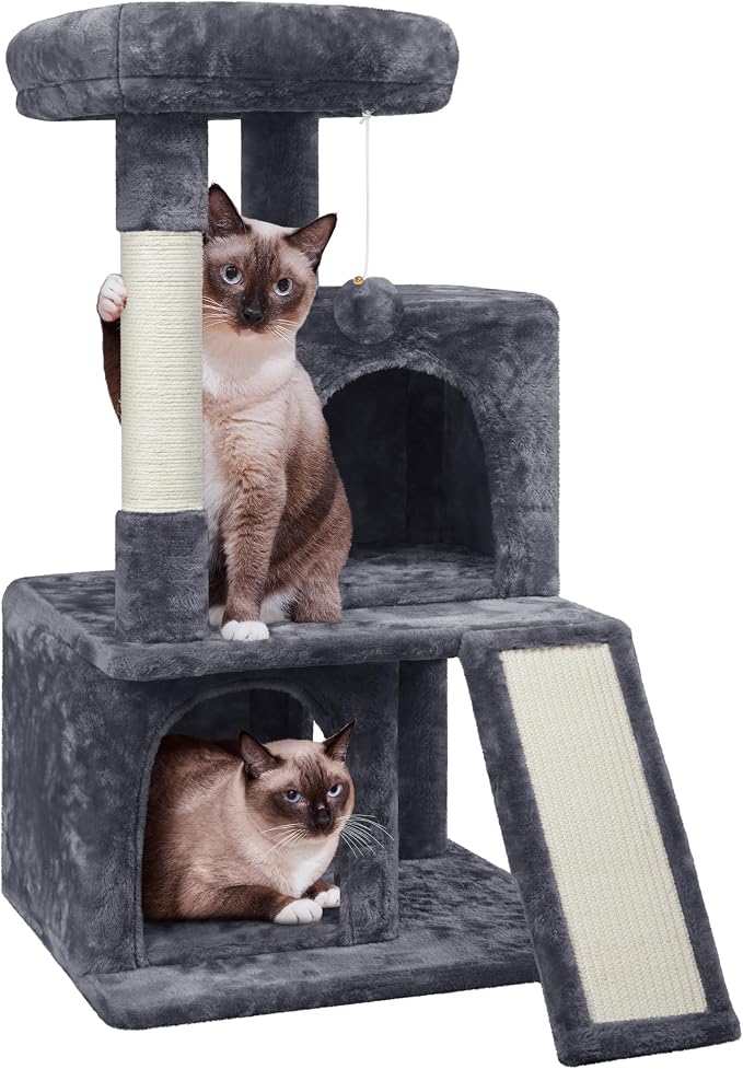 Yaheetech Cat Tree for Indoor Pets, 36in Tower Condo w/Extra Large Perch by Yaheetech