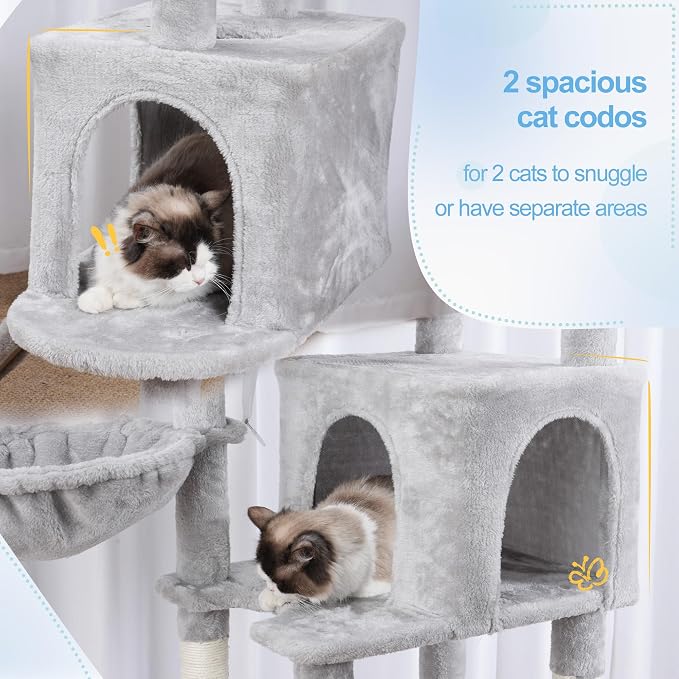 Hey-brother Cat Tree Tower, Sturdy Scratching Posts - Image 6