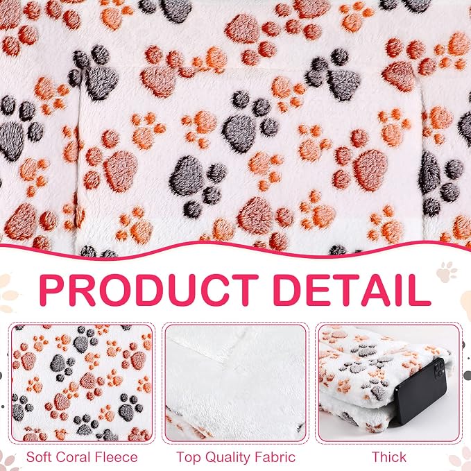 Tuanse 4 Pack Ultra Soft Dog Cat Bed Mat Small Animal Guinea Pig Bed - Image 3