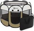 Dog Cat Playpen, Medium Puppy Pet Playpen, Dog Crate Tent Cage Indoor/Outdoor by Siedihit