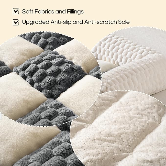 Calming Dog Bed Mats, Thick Flannel Mat - Image 2