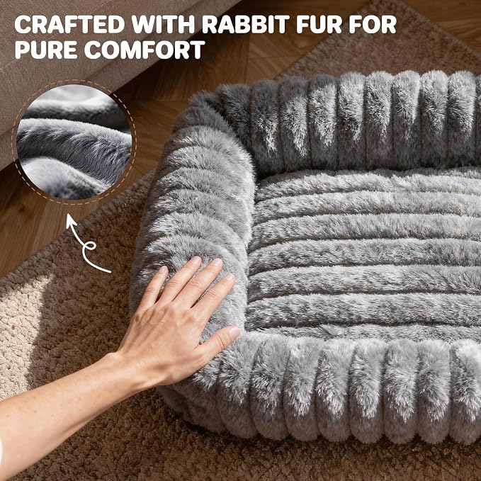 Dog Beds Large Sized Dog, Washable Self Warming Dog Cat Bed Rectangle - Image 7