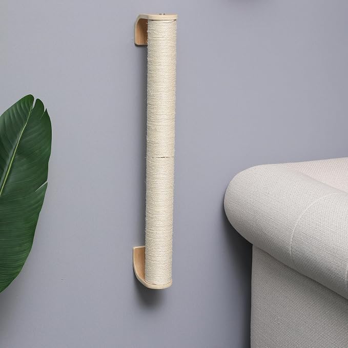 FUKUMARU Cat Wall Scratcher, Sturdy Sisal Climbing Tree - Image 8