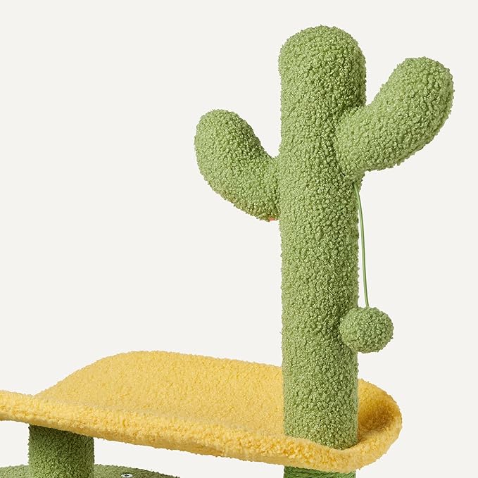 Amazon Basics Cactus Cat Tree for Indoors Cats& Kittens, Scratching Post - Image 3