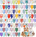 150 Pcs Boho Dog Bandanas Bulk Pet Bibs Colorful Triangle Scarf Pet Boho by Huhumy