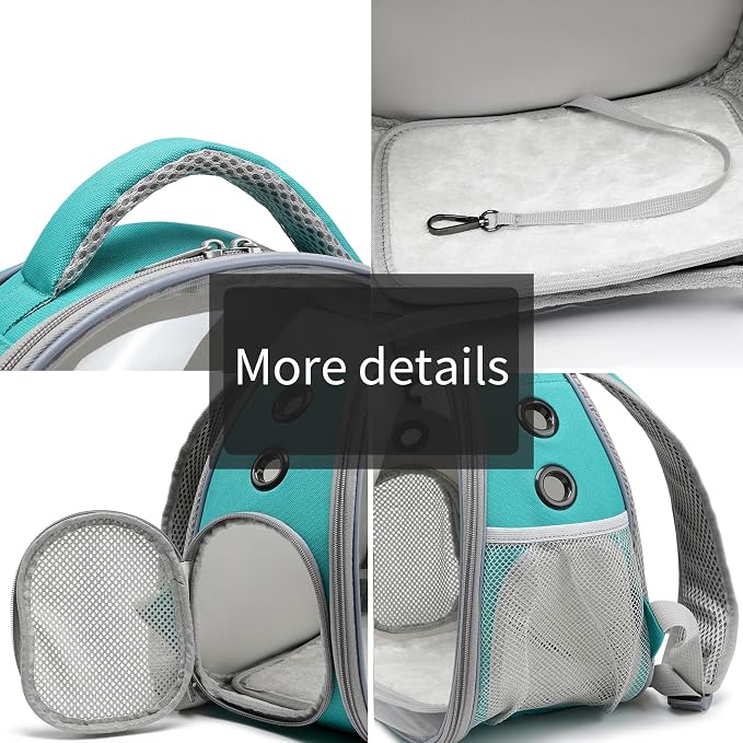Portable Travel pet Backpack Carrier Hamster Bag Guinea Pig Bird Small Dog cat - Image 6