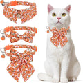 Thanksgiving Cat Collar Breakaway, Halloween Kitten Collar by DILLYBUD