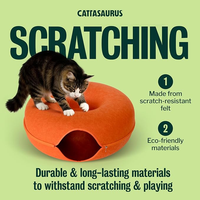 Cattasaurus Peekaboo Cat Cave, Extra Spacious - Image 2